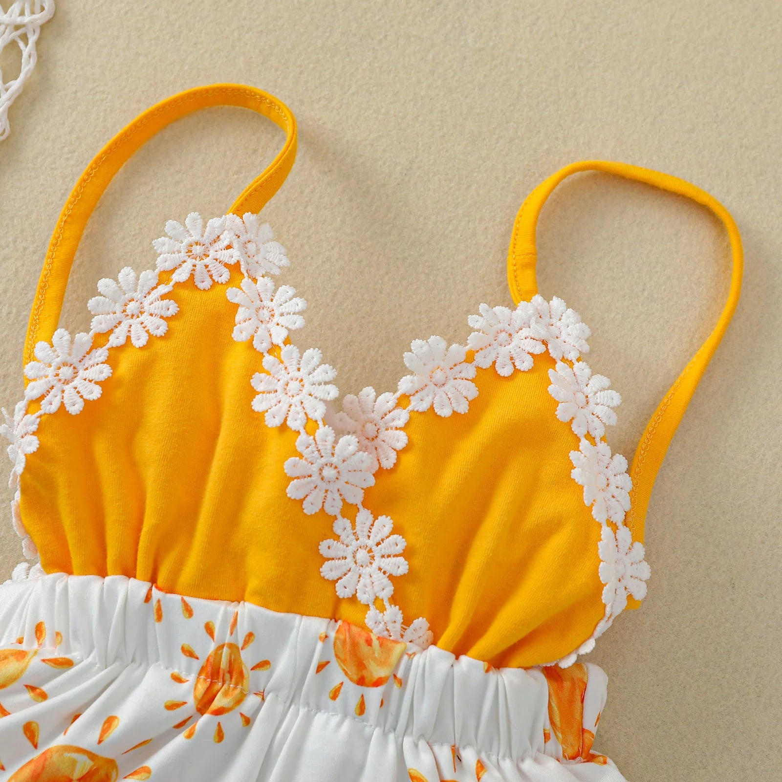 2022 Summer Baby Girls Rompers Toddler Jumpsuits Newborn Girl Sun Printed Sleeveless Infant Romper Baby Kid Clothes 0-4T