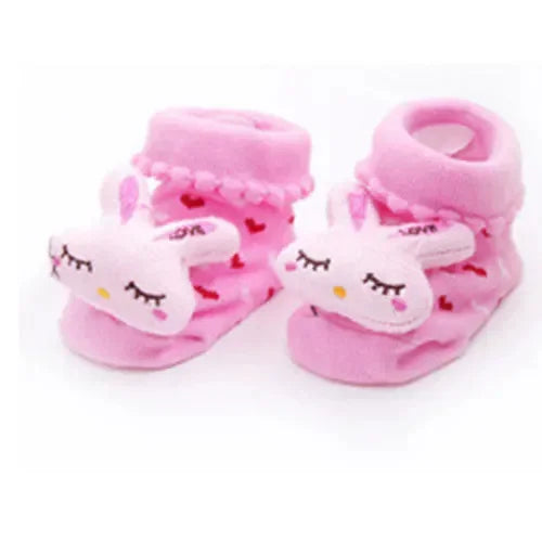 0-24Month Spring Autumn Newborn Baby Socks Soft Cotton Animal Infant Socks For Girls Boys Cute Anti Slip Toddler Floor Sock 2024