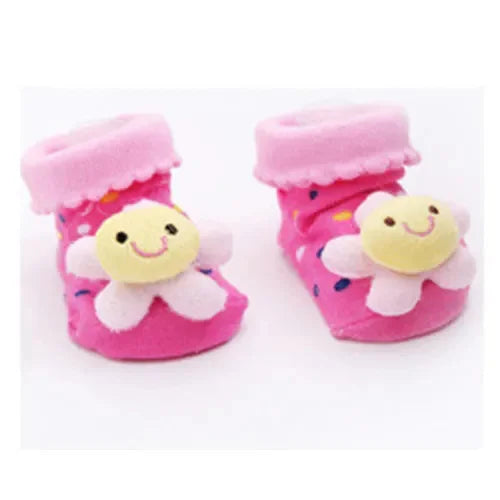 0-24Month Spring Autumn Newborn Baby Socks Soft Cotton Animal Infant Socks For Girls Boys Cute Anti Slip Toddler Floor Sock 2024