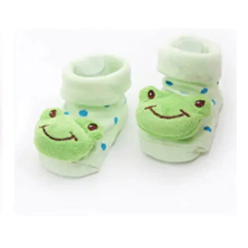 0-24Month Spring Autumn Newborn Baby Socks Soft Cotton Animal Infant Socks For Girls Boys Cute Anti Slip Toddler Floor Sock 2024