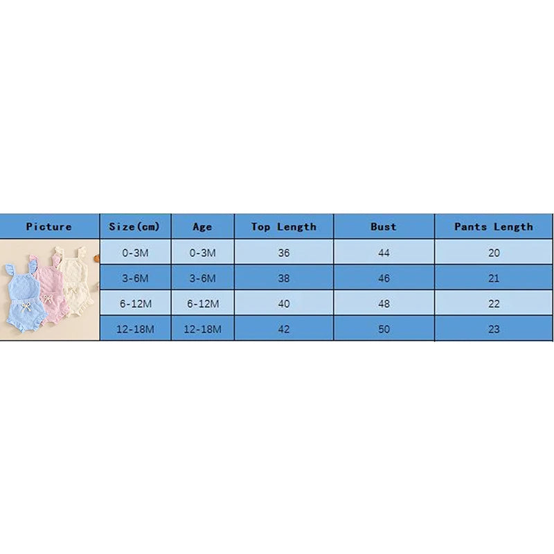 0-18Months Baby Girl 2 Piece Summer Set, Fly Sleeve Square Neck Romper Elastic Waist Shorts Toddler Girls Outfits