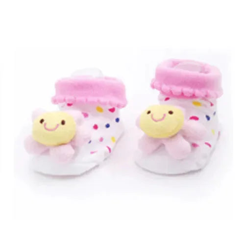 0-24Month Spring Autumn Newborn Baby Socks Soft Cotton Animal Infant Socks For Girls Boys Cute Anti Slip Toddler Floor Sock 2024
