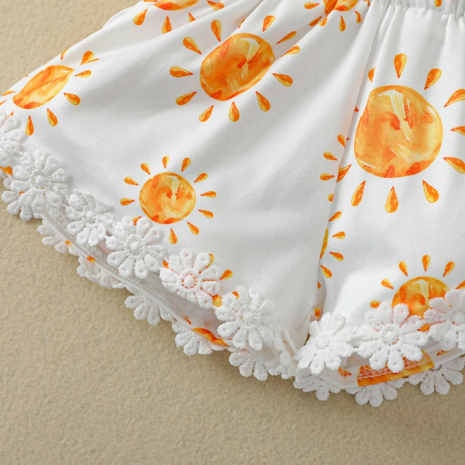 2022 Summer Baby Girls Rompers Toddler Jumpsuits Newborn Girl Sun Printed Sleeveless Infant Romper Baby Kid Clothes 0-4T