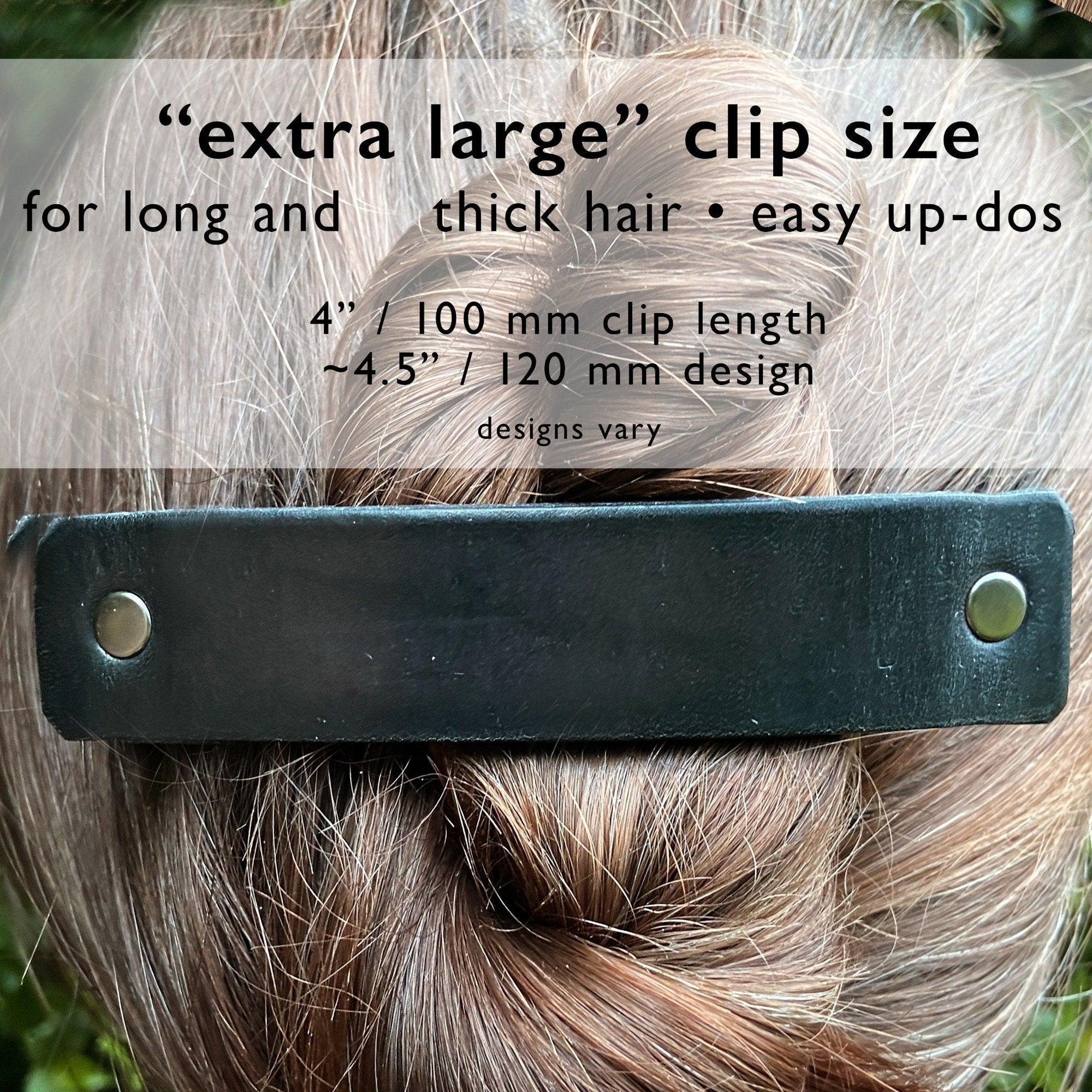 Bronze Weave Textured Barrette and Earring Gift Set-3