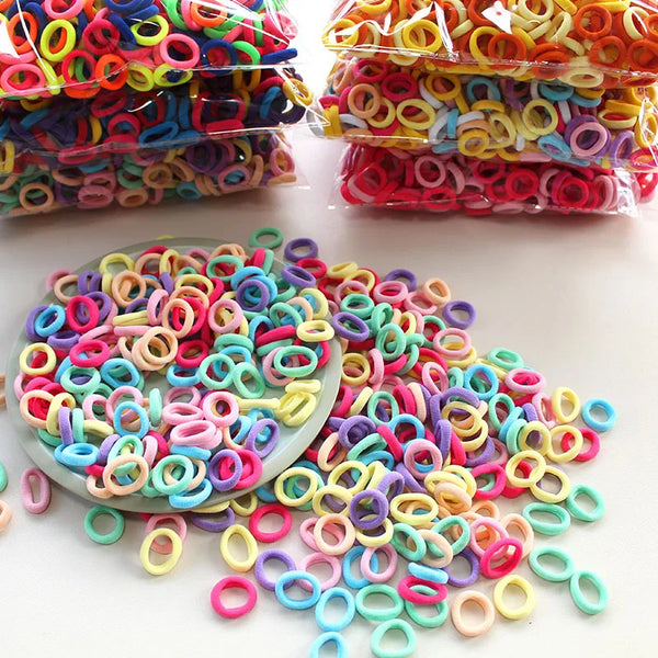 Colorful Kids Hair Scrunchies