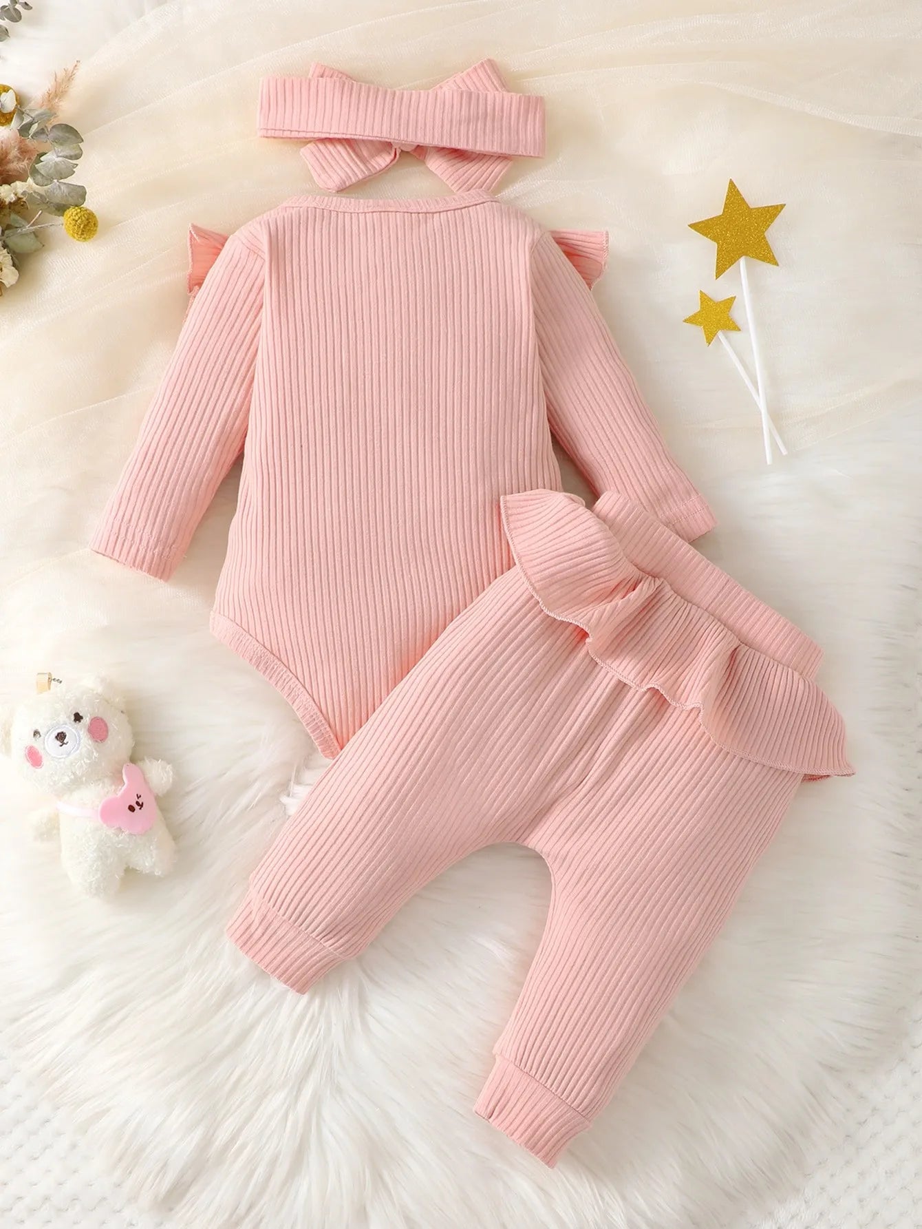 Adorable Baby Ruffle Outfit Set