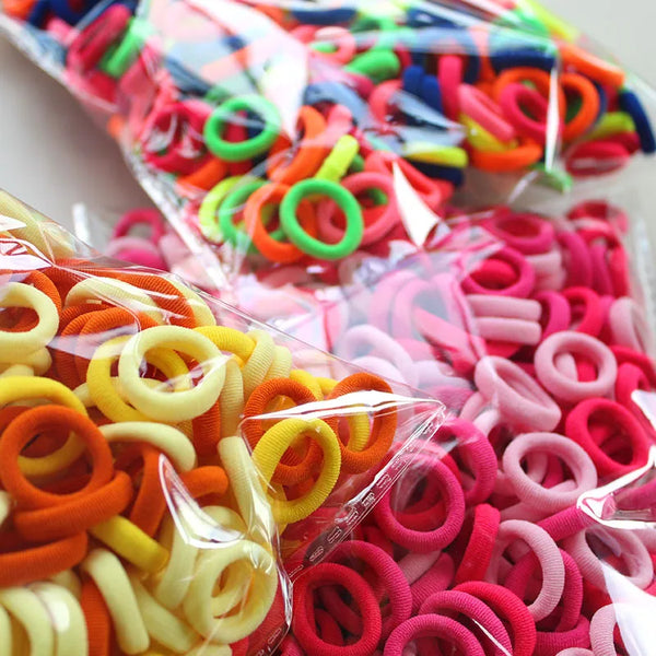 Colorful Kids Hair Scrunchies