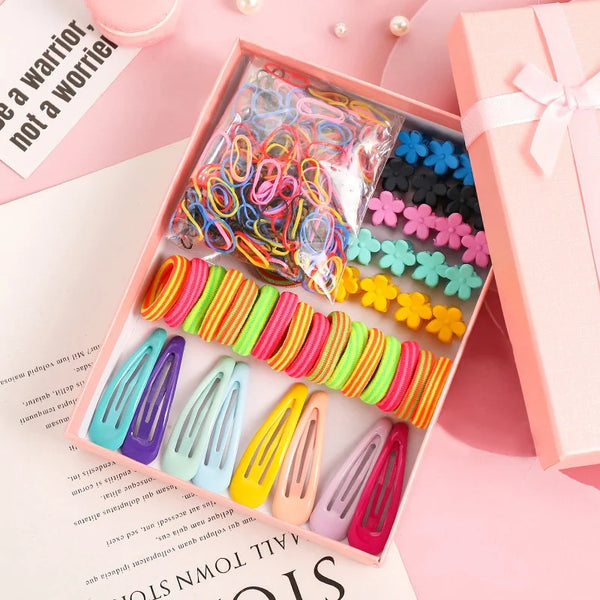 Colorful Kids Hair Accessory Set