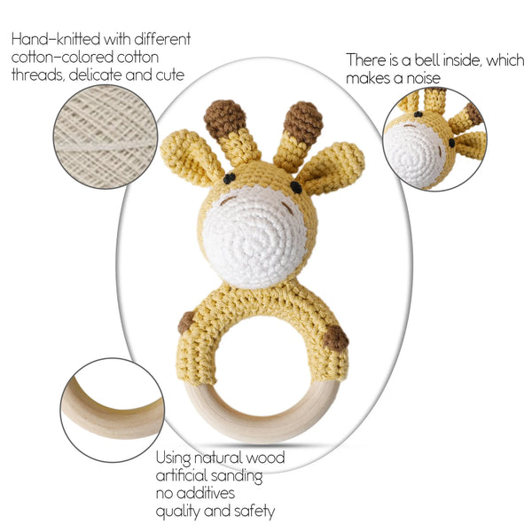 Charming Crochet Baby Rattles