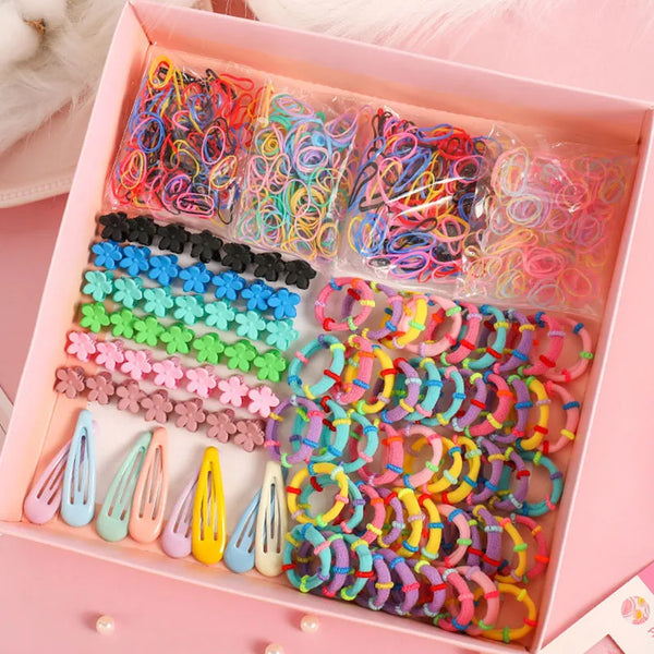 Colorful Kids Hair Accessory Set